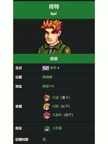 星露谷物语肯特
