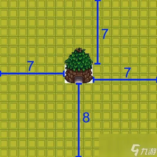 星露谷物语祝尼魔小屋范围布局