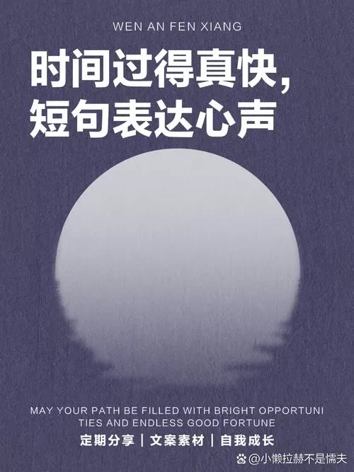 时间快的唯美句子