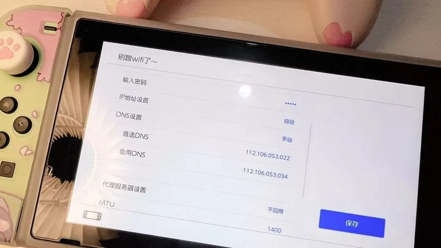 switch手动设置dns怎么保存不了