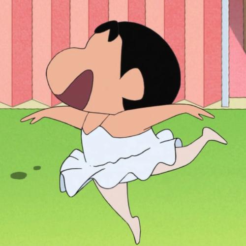 蜡笔小新穿裙子的头像