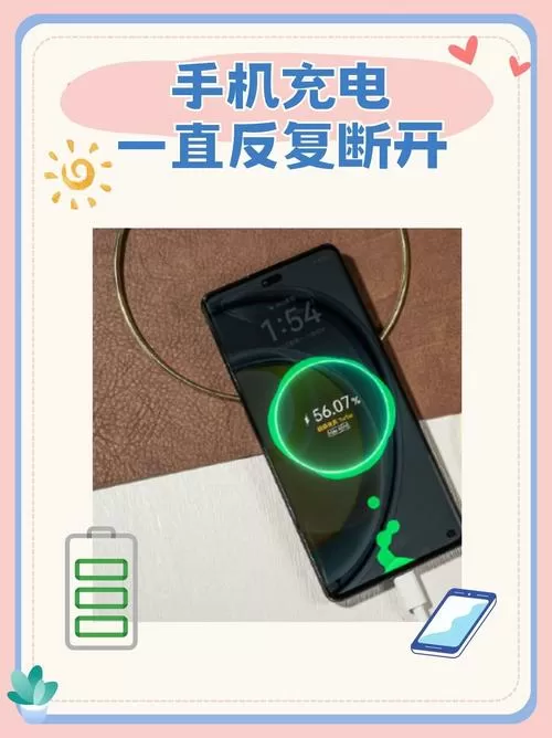 手机充电经常断开又自动连上