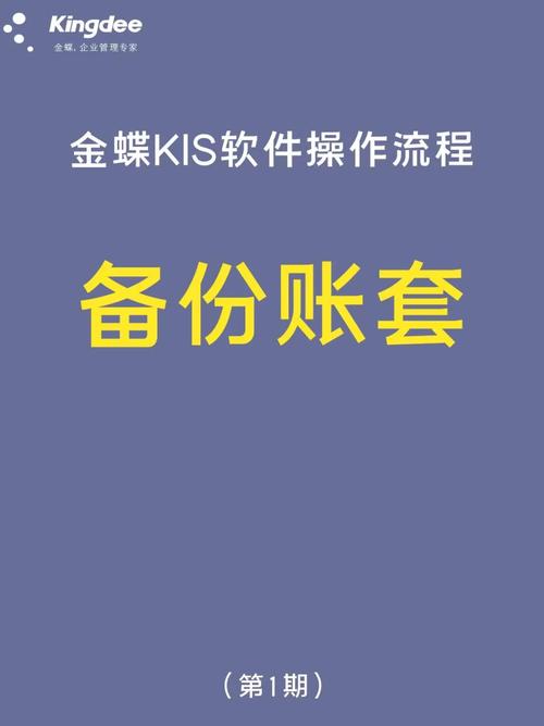 金蝶kis迷你版怎么备份账套