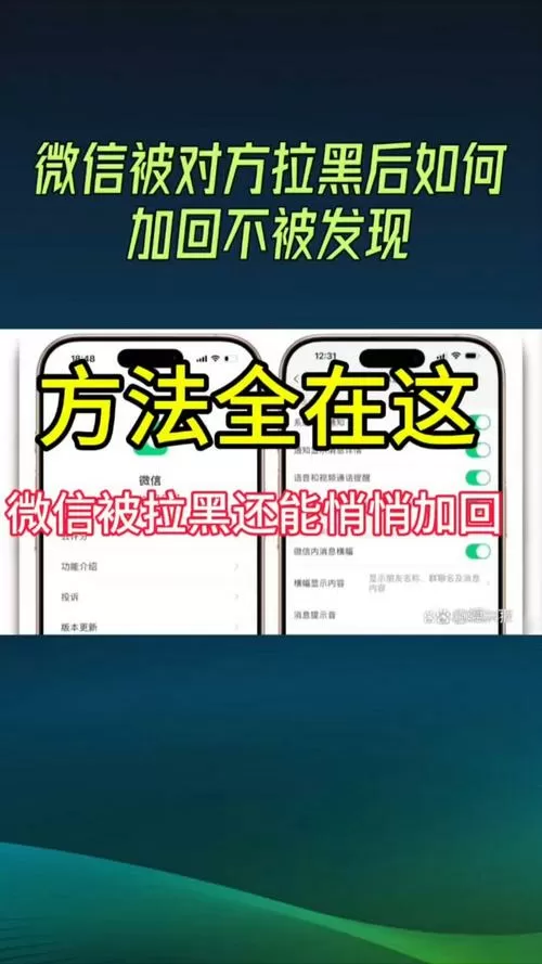 微信被拉黑怎么加回来