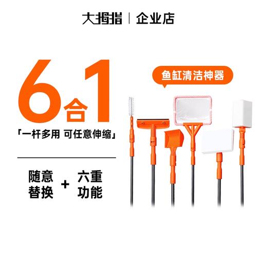 刮鱼缸内壁的清洗工具