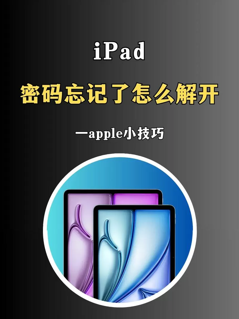 苹果平板ipad锁住了怎么解锁
