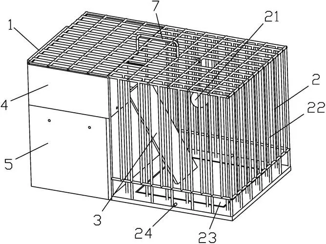 连续捕鼠笼入口原理图