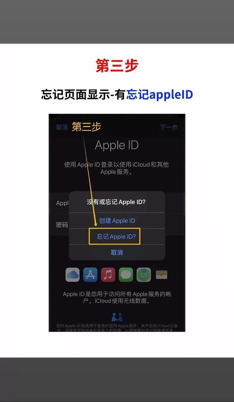 苹果账户密码忘了怎么办