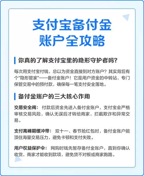支付宝备付金账户怎么打开使用功能
