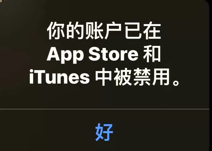 苹果id被禁用啥意思