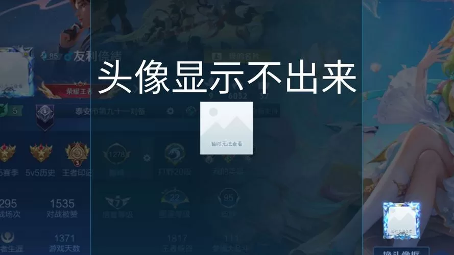 王者头像功能被禁了怎么办