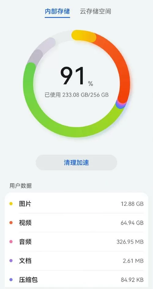 华为为什么不显示运行内存