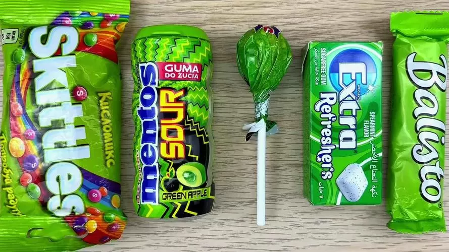 绿色糖果是什么口味