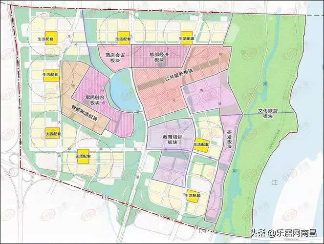 南昌红谷滩规划图全图高清版