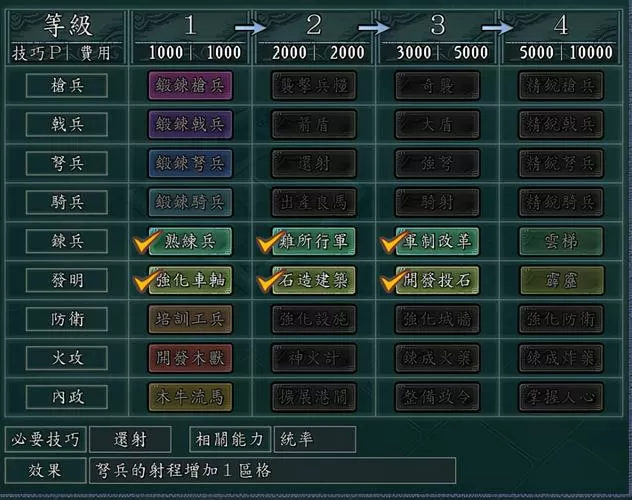 三国志10隐藏兵种