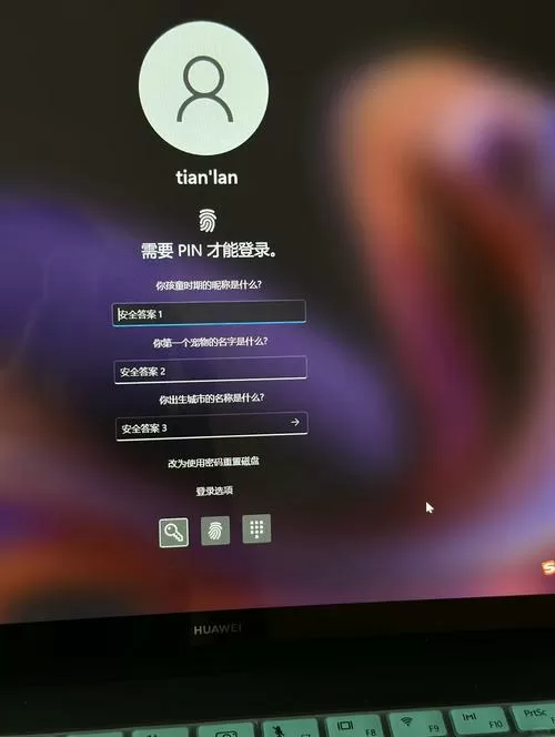 华为电脑密码忘了怎么办