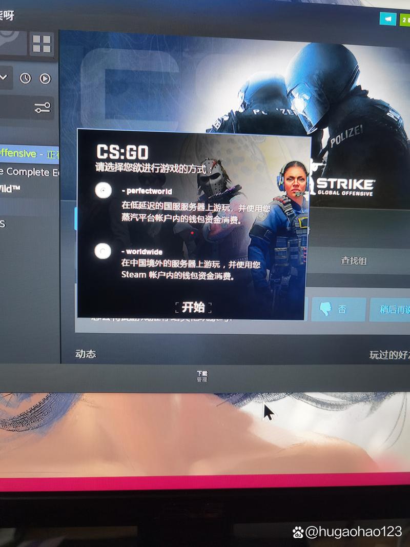 csgo没有显示国服选项启动器