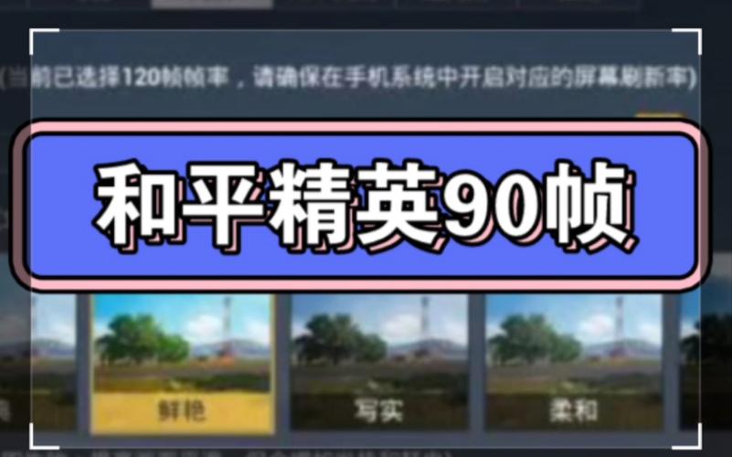 和平精英90帧怎么开