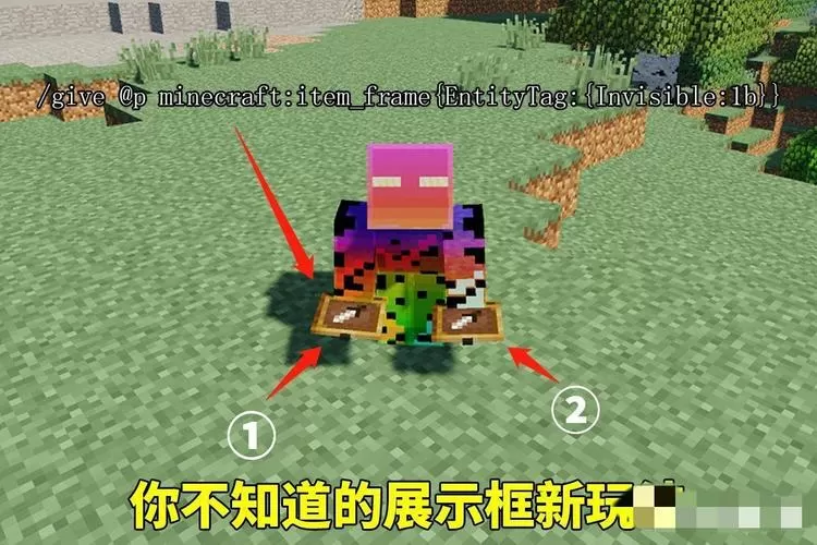 我的世界物品展示框指令