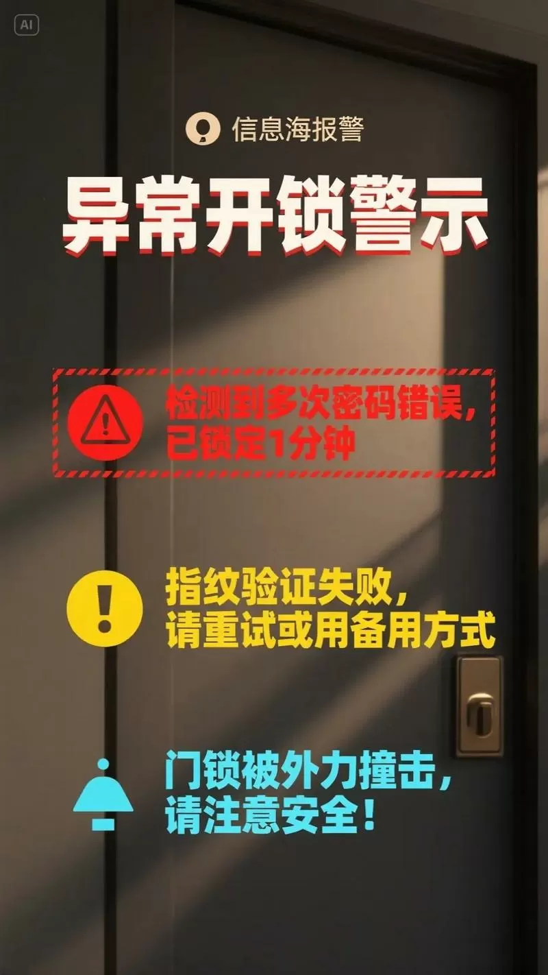 指纹锁老是报警怎么回事
