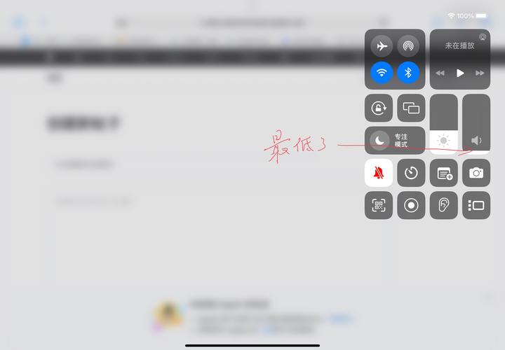 ipad不能调节音量