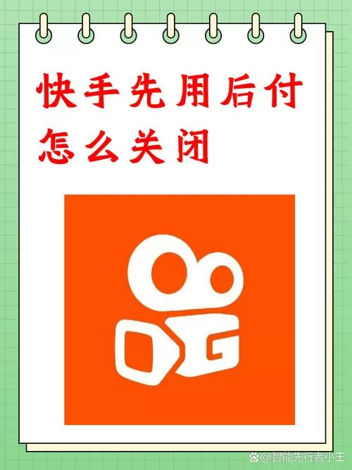 怎样关闭快手先用后付功能