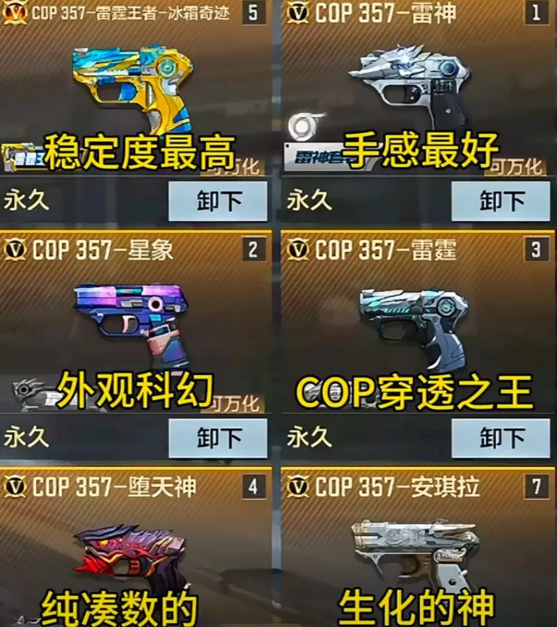 cf哪把cop最好用