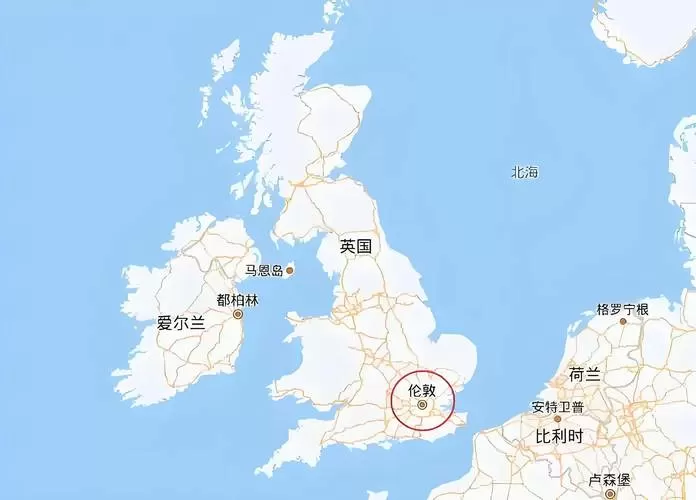 英国海域地图