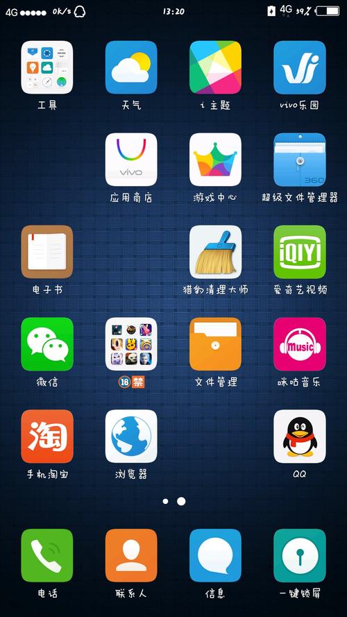 vivo手机桌面图标分类整理