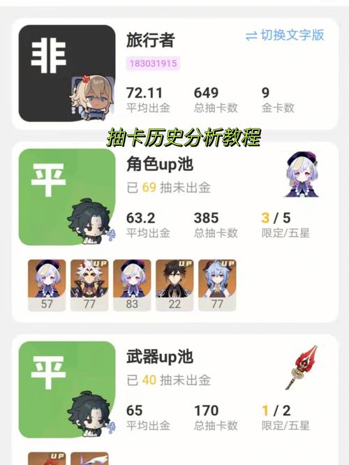 怎么看原神抽卡分析