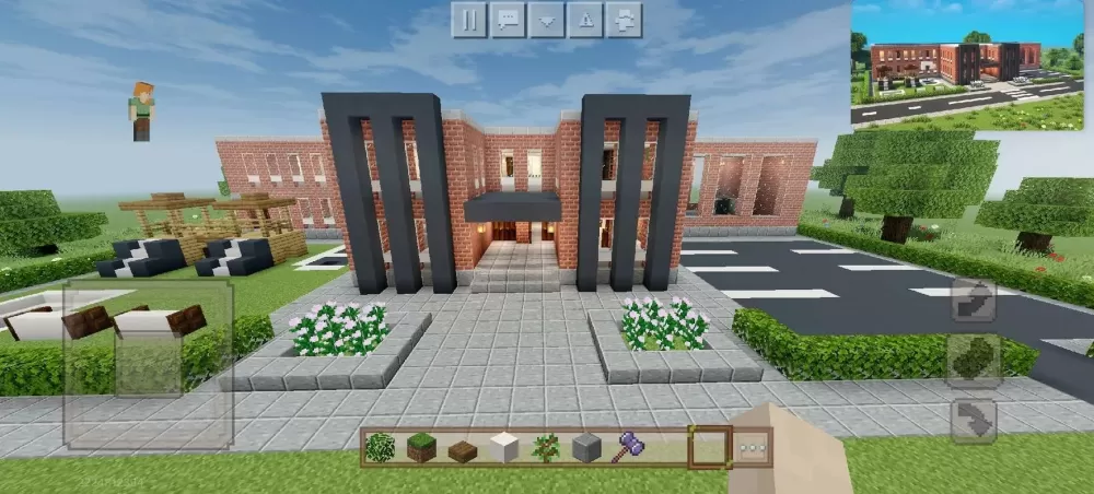 我的世界小型学校建筑教程