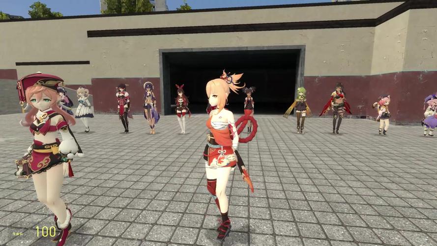 盖瑞模组原神,击杀妹子