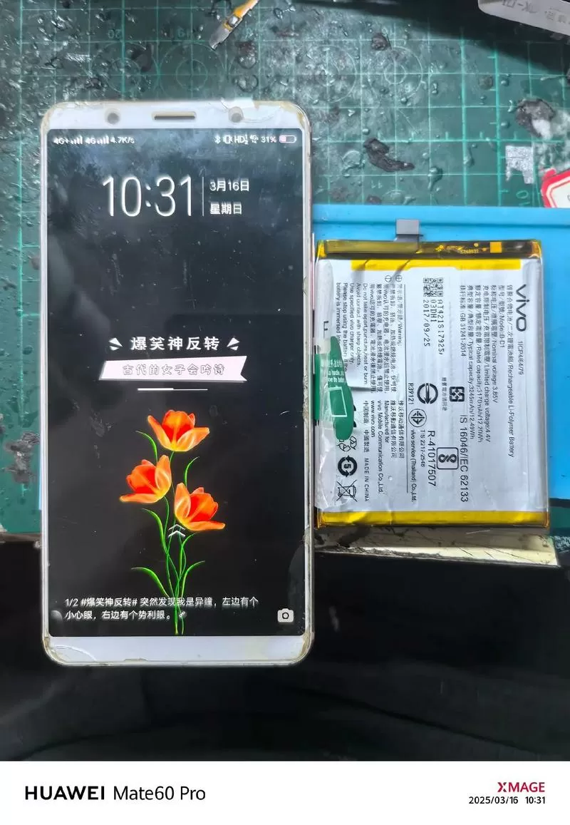vivox20电池寿命检测截图