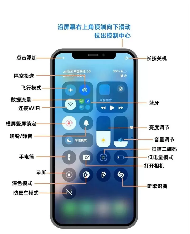 如何调出手机控制中心