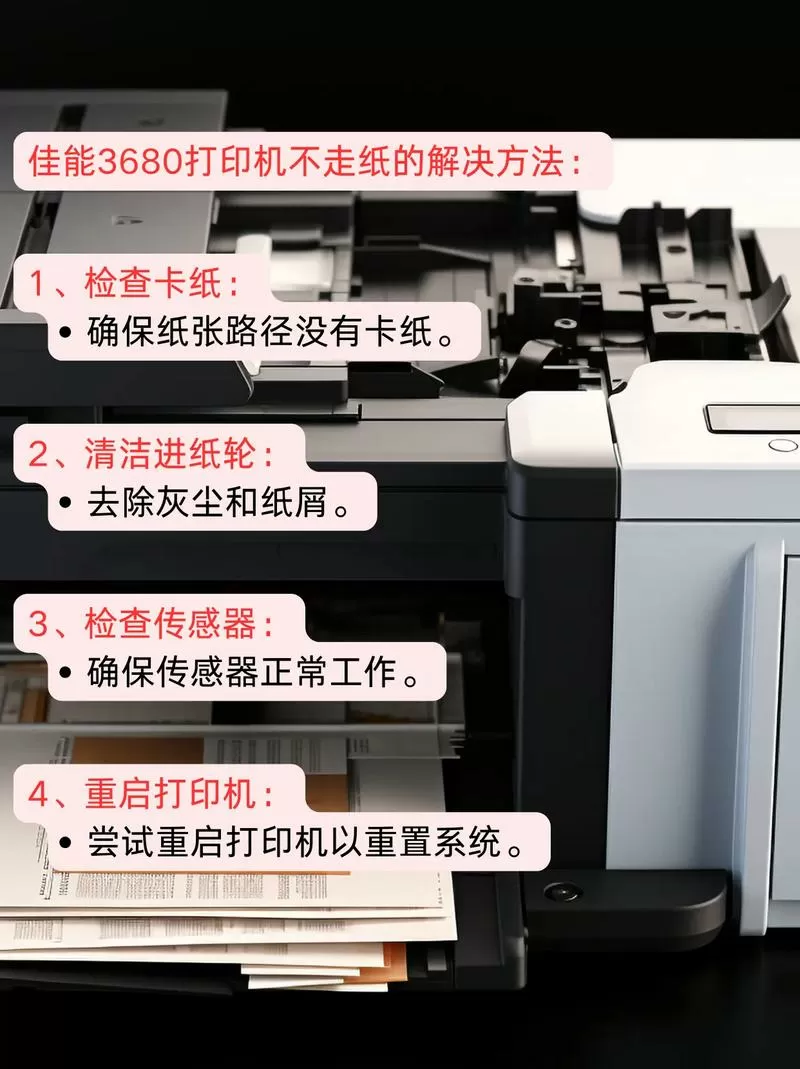 佳能打印机没卡纸显示卡纸怎么办