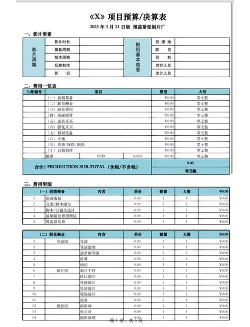 广告费明细清单有哪些