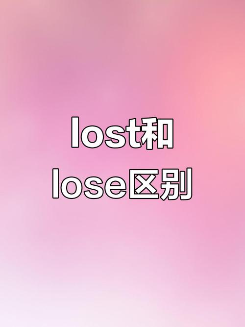 lost的翻译成中文