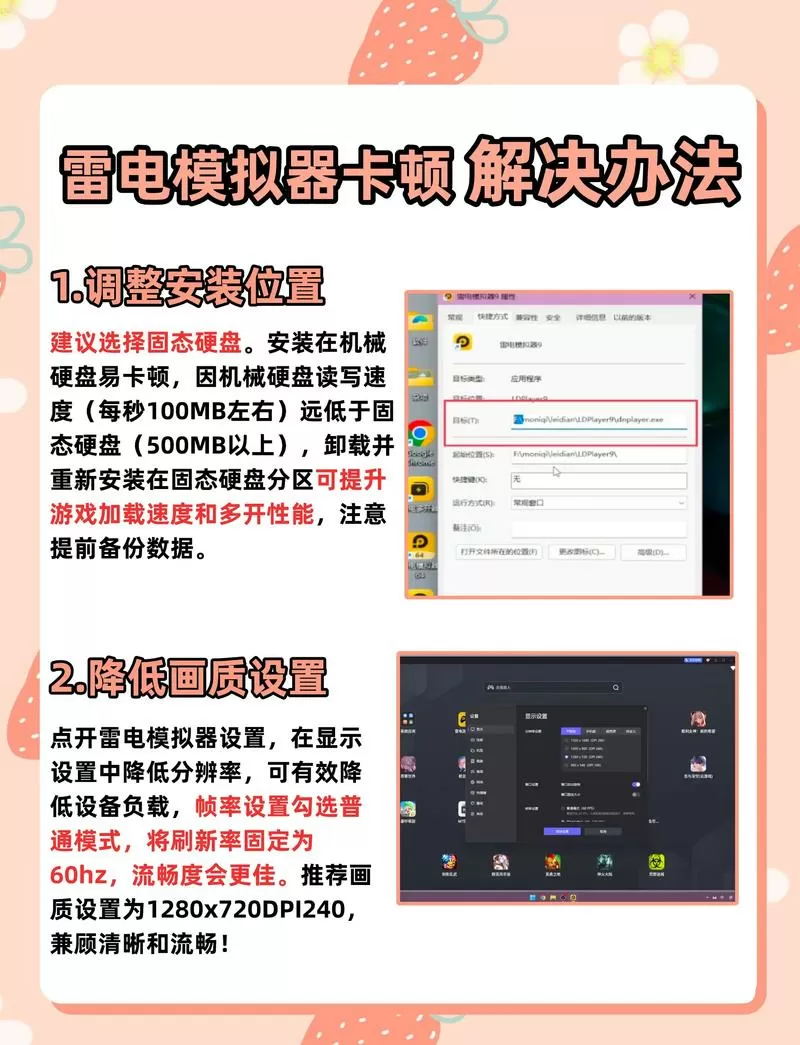雷电模拟器多开卡顿怎么解决