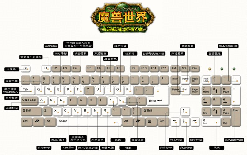 魔兽世界键位设置