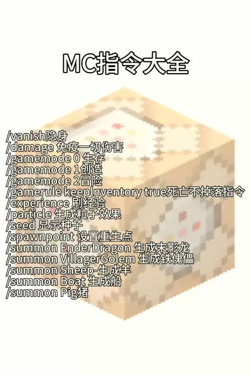 我的世界一键生成别墅指令