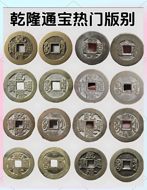 乾隆通宝18种珍稀版别光环加速版