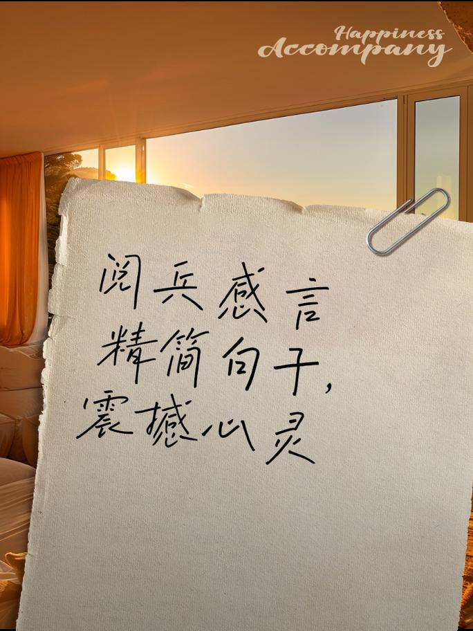 阅兵感言精简句子无毒版