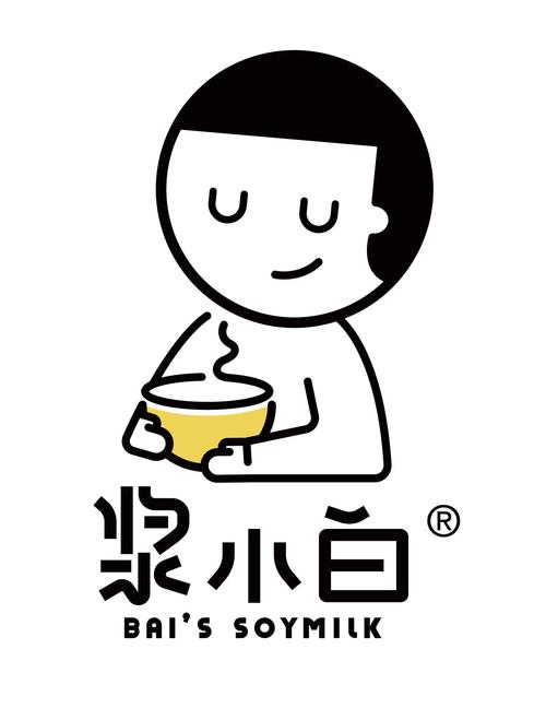 白小白卡通图片