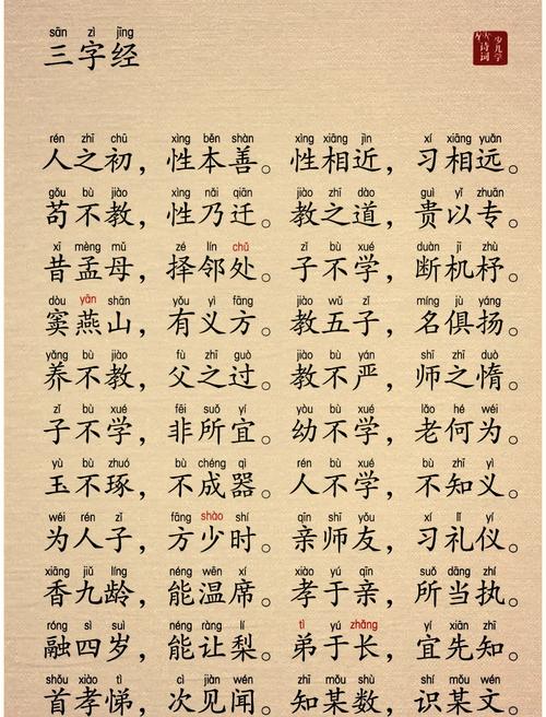 三字经全文朗读跟读赚钱版
