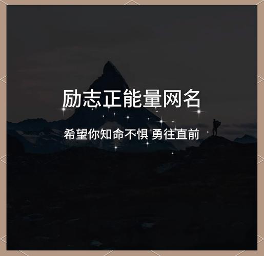 正能量限量版网名