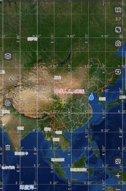 经纬度地图