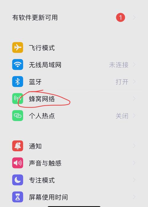 苹果手机怎么开流量显示