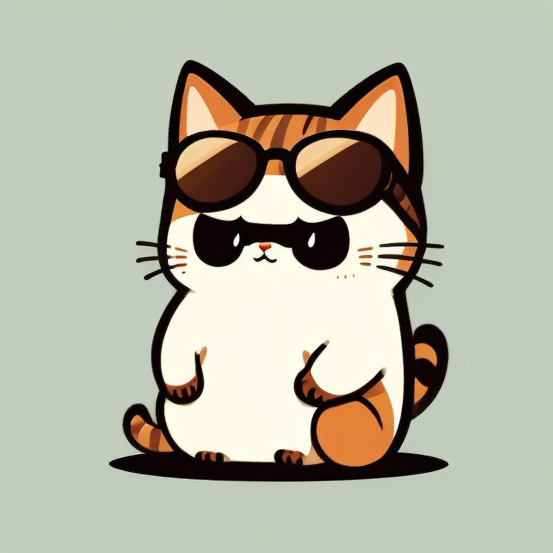 圆脸的猫图片大全赚钱版