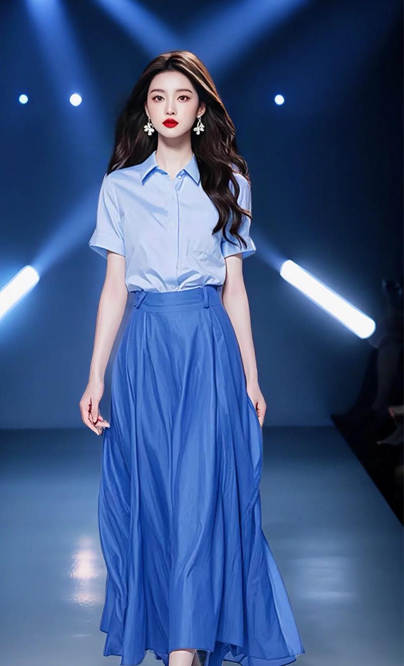 约会穿什么衣服好女生蓝色旧版无广告