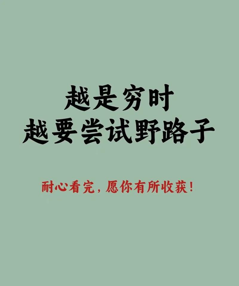 不怕死的赚钱路子去广告